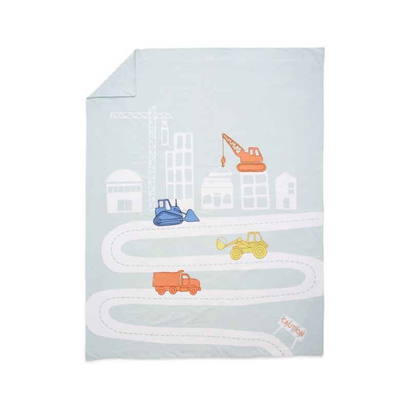 Construction Vehicle Twin Duvet Cover - Image 3