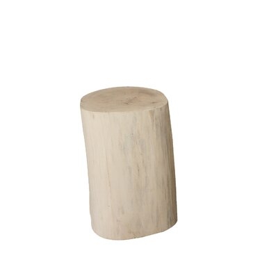Kashiv Natural Tree Stump End Table - Image 0