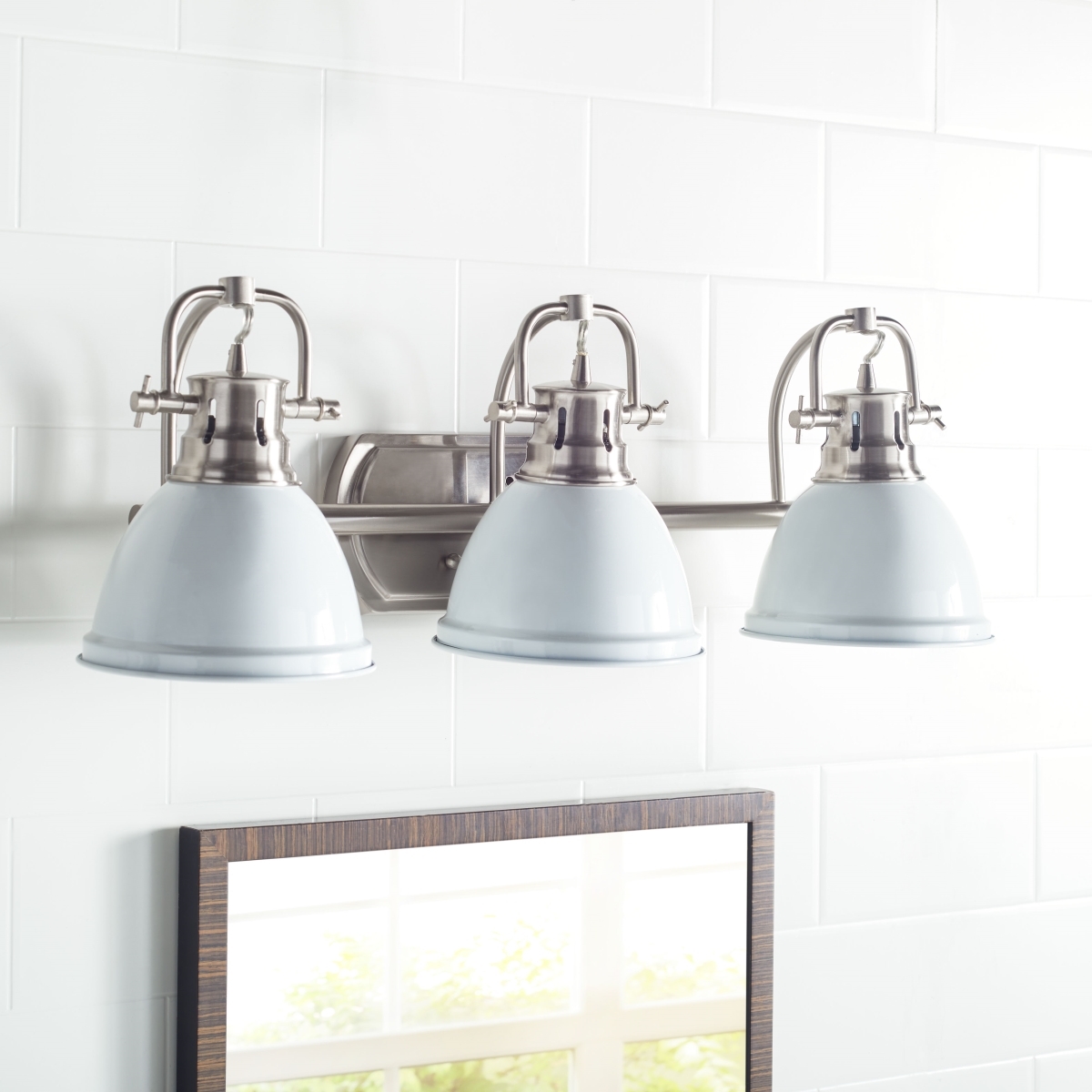 Roland Three Light Sconce - Nickel - Safavieh - Image 1