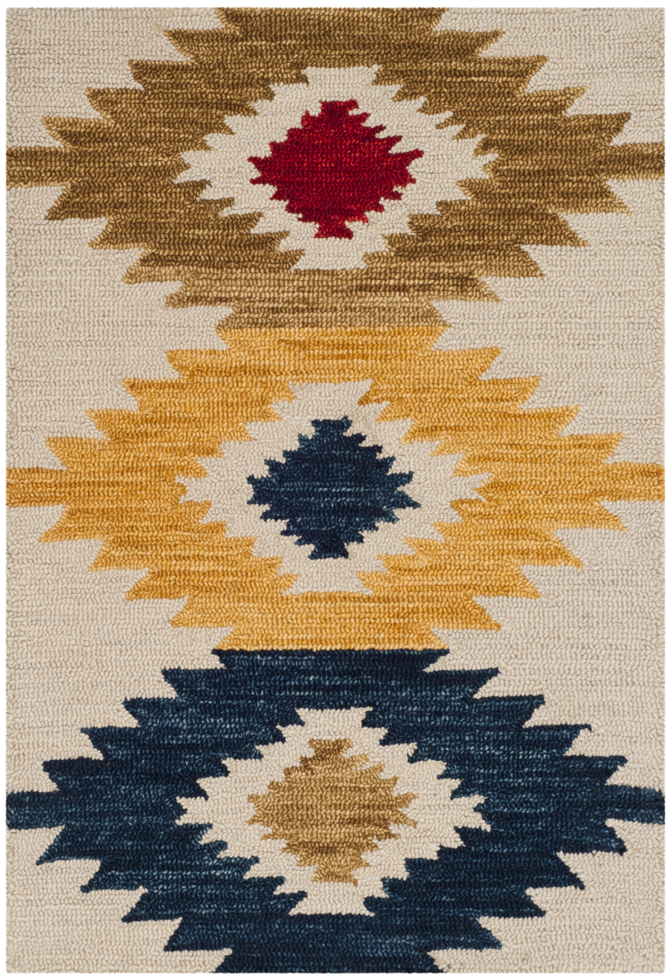 Arlo Home Hand Tufted Area Rug, APN704A, Ivory/Multi,  2' X 3' - Image 0