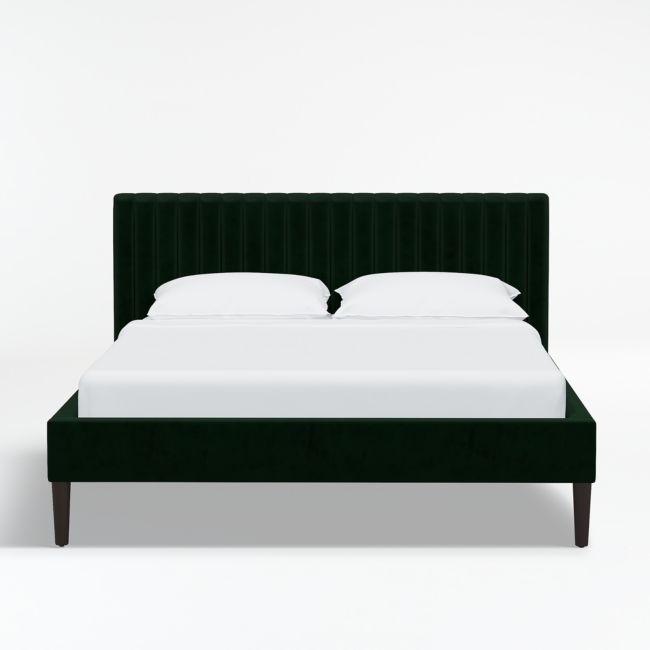 Camilla King Fauxmo Emerald Channel Bed - Image 0