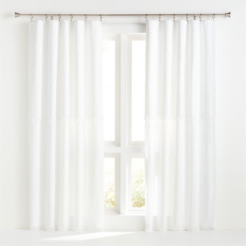 Wallace Freesize White Curtain Panel - Image 3