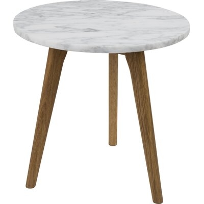 Marble Top 3 Legs End Table - Image 0