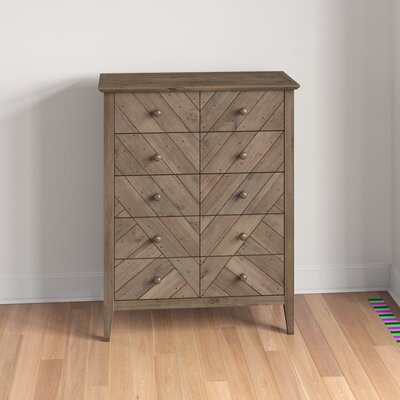 Kidsgrove 5 - Drawer Solid Wood Chest - Image 0