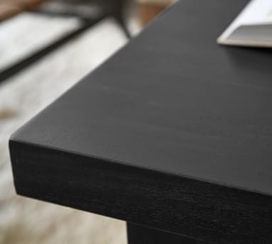 Reed Rectangular Coffee Table, Warm Black - Image 2