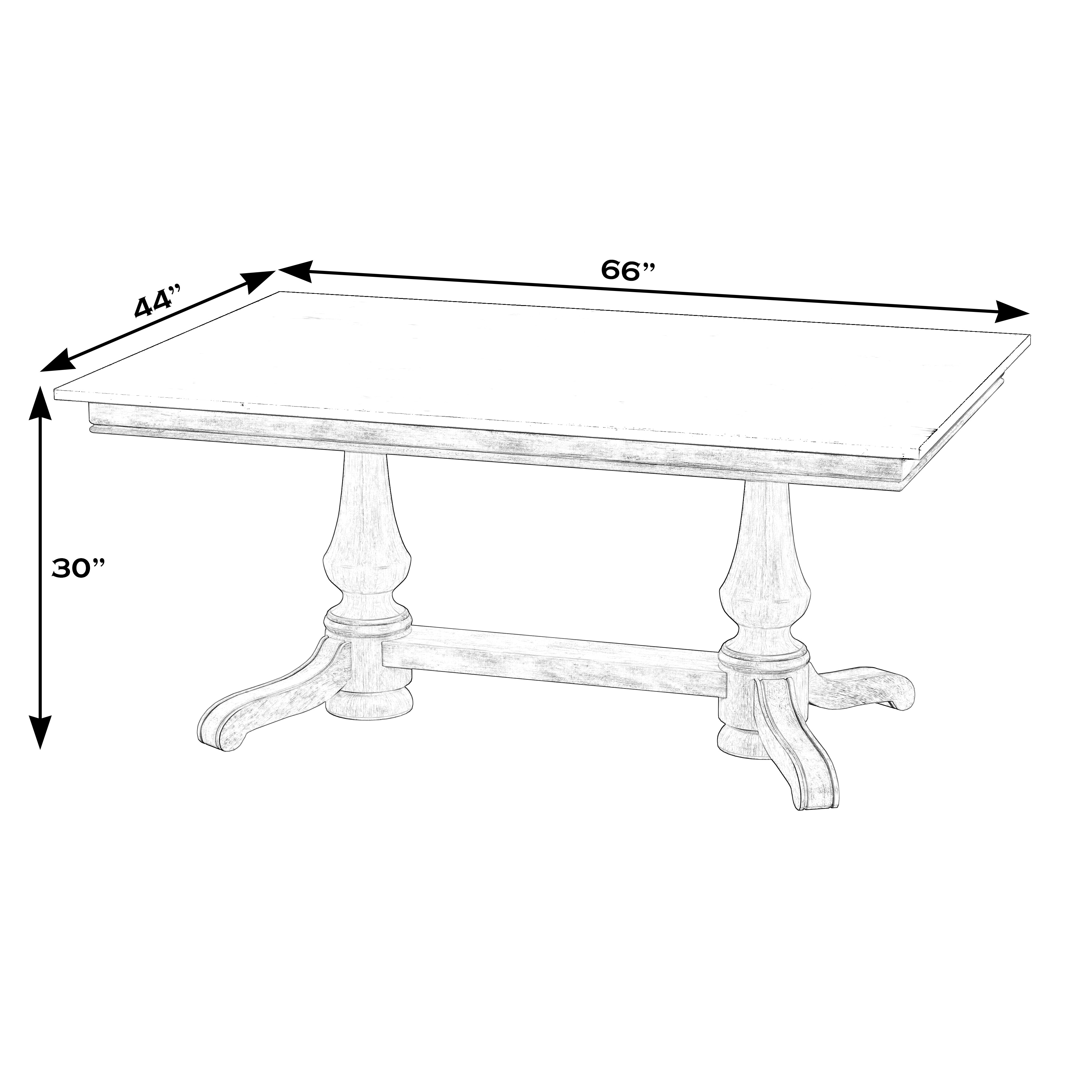 Danielle Sandalwood Beige Dining Table - Image 3