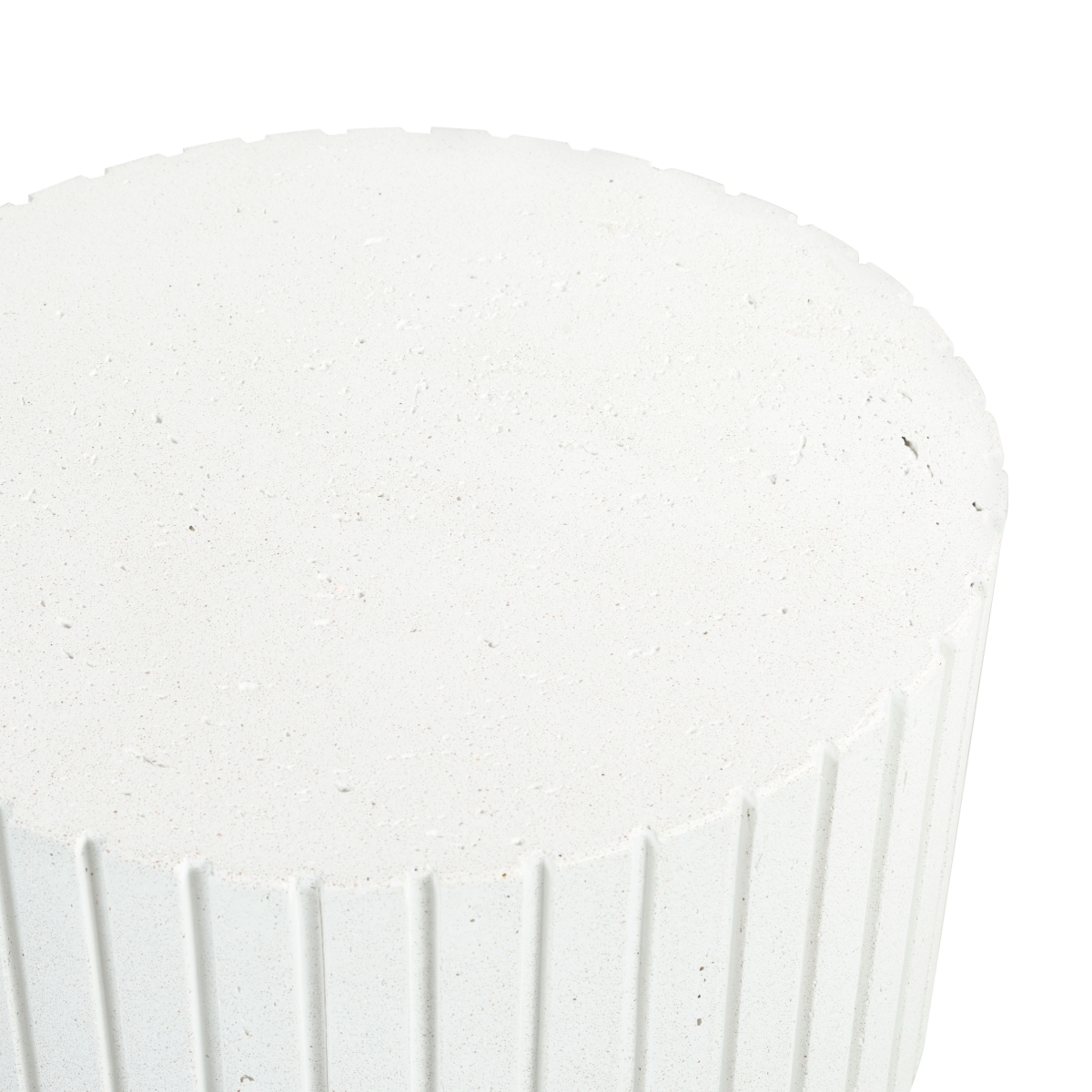 Einstein Round Accent Table - Ivory - Image 3