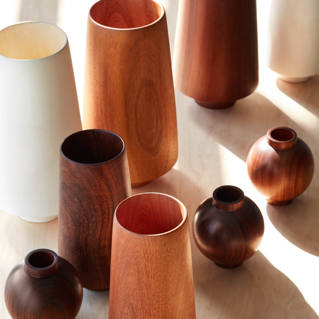 The Citizenry Tikal Wood Bud Vase | Dark Wood - Image 4