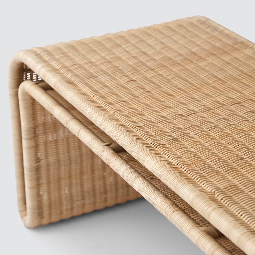 The Citizenry Penida Wicker Bench | Natural - Image 1
