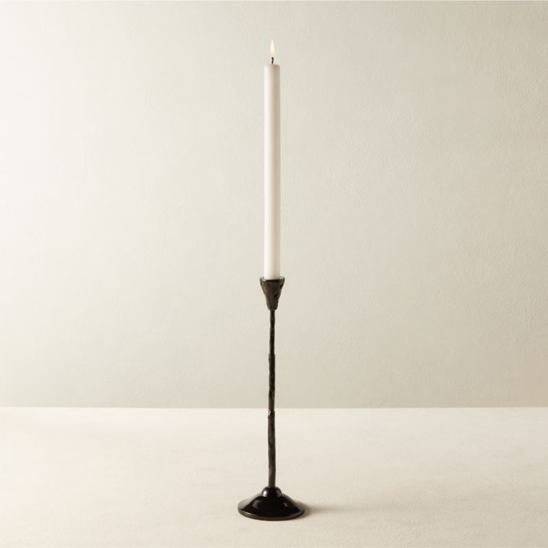 Rho Black Taper Candle Holder Large - Image 4