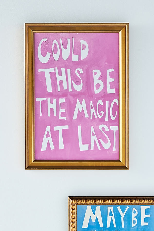 Could This Be the Magic Wall Art By Artfully Walls in Pink Size S - Image 0