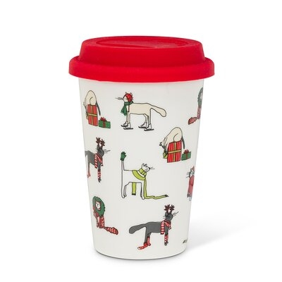 Holiday Cats Travel Mug - Image 0