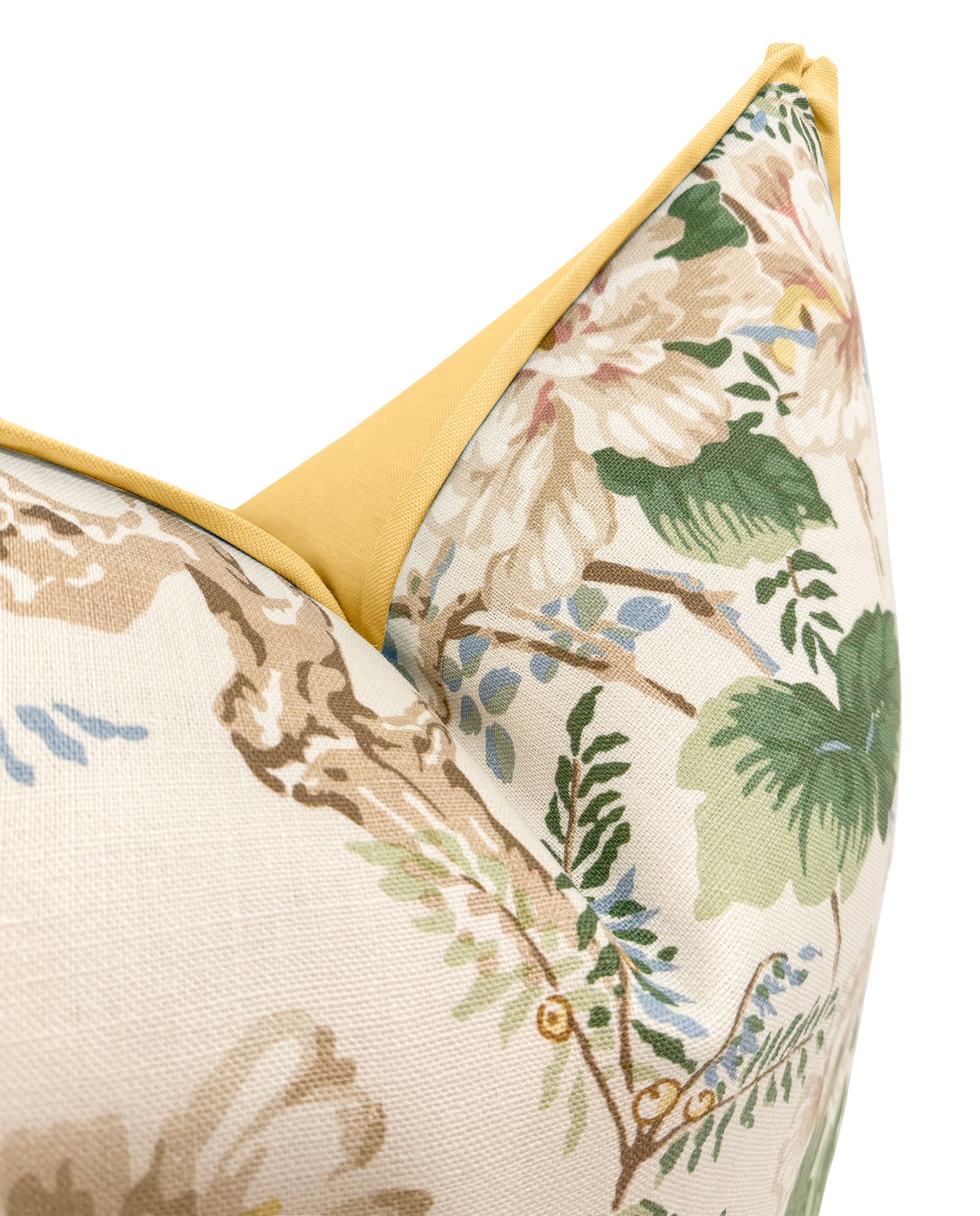 CHINESE PEONY // GOLD | LEE JOFA - 14" X 24" / BUTTERFLY FLANGE / Daffodil - Image 0