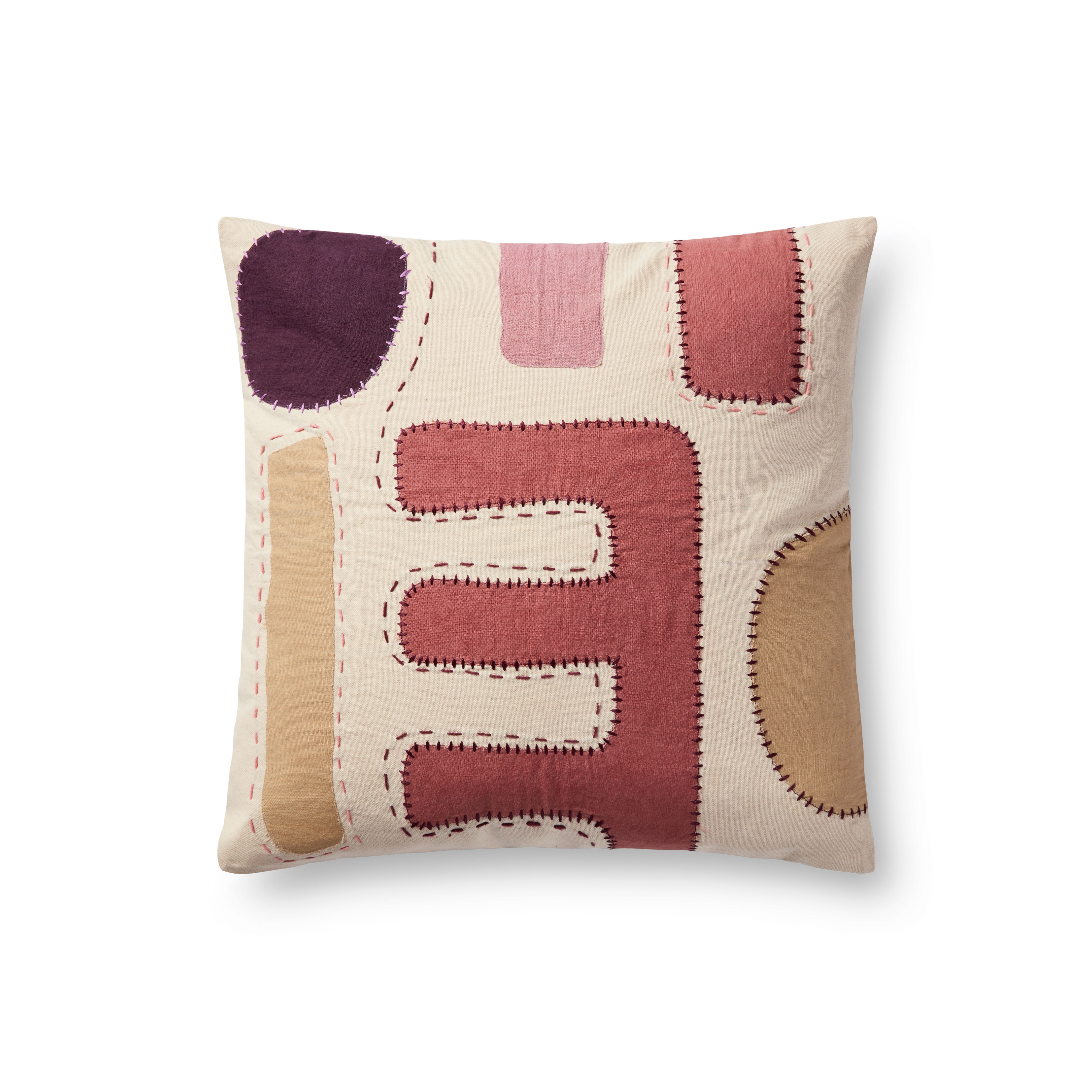 PILLOWS P0948 IVORY / MULTI 18" x 18" Cover Only - Image 0