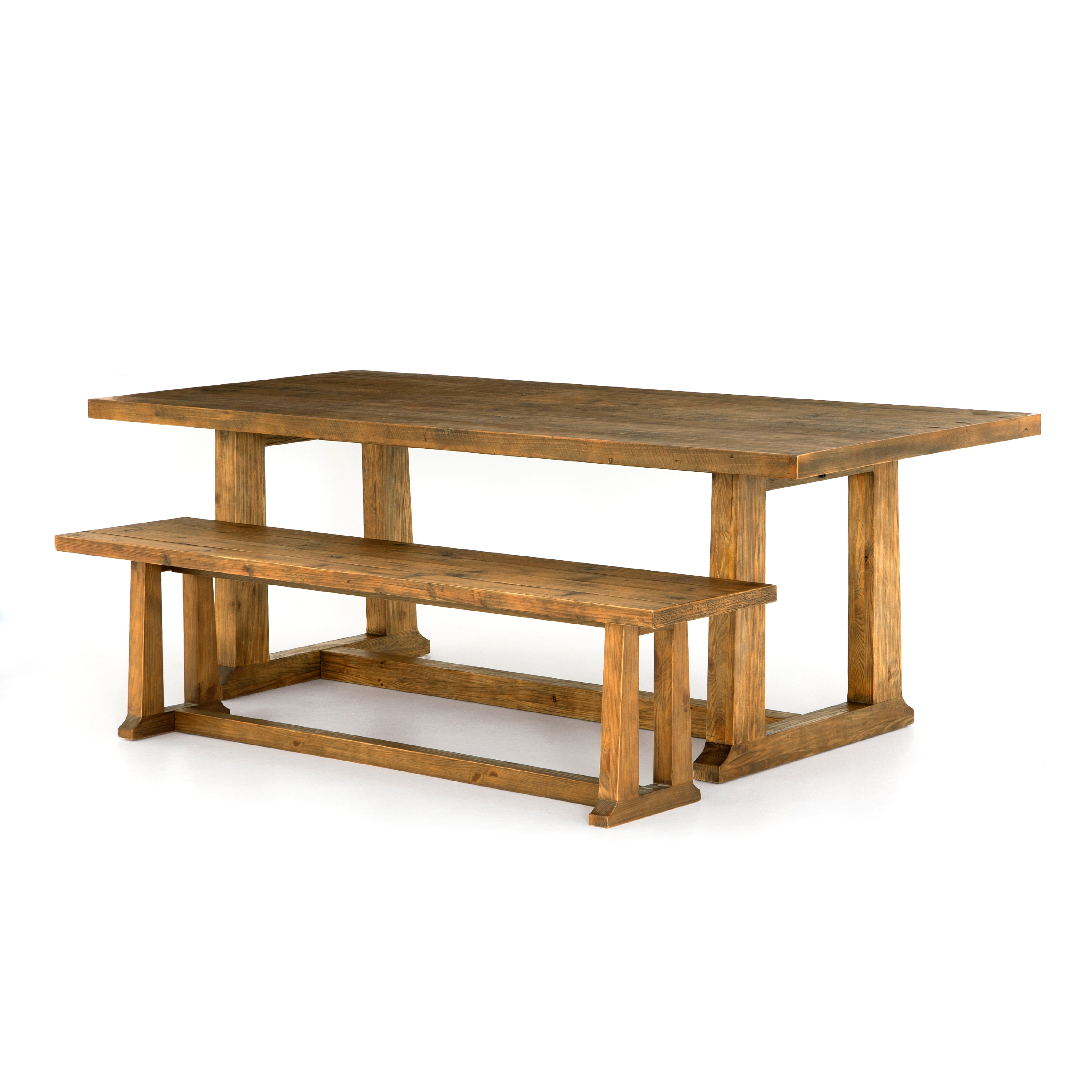 Otto Dining Table - Waxed Pine - Image 7