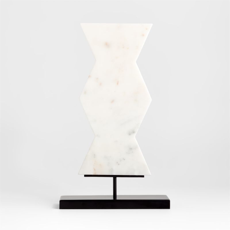 Destan Marble Sculpture on Stand 16.5" - Image 4