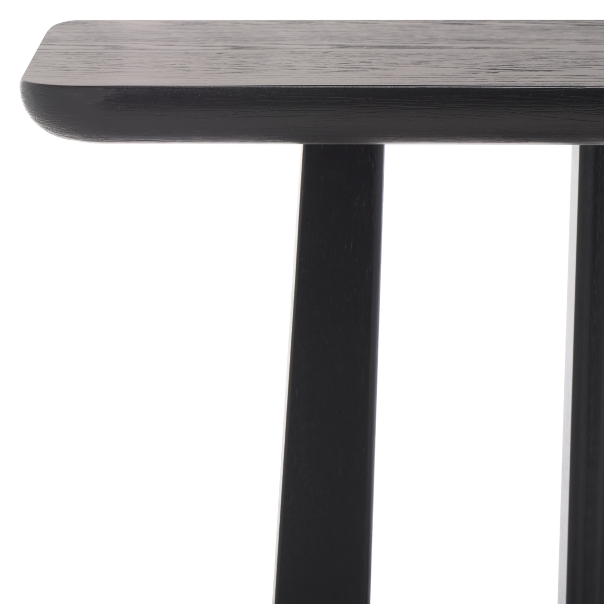 Sasha Wood Console Table - Black - Image 2