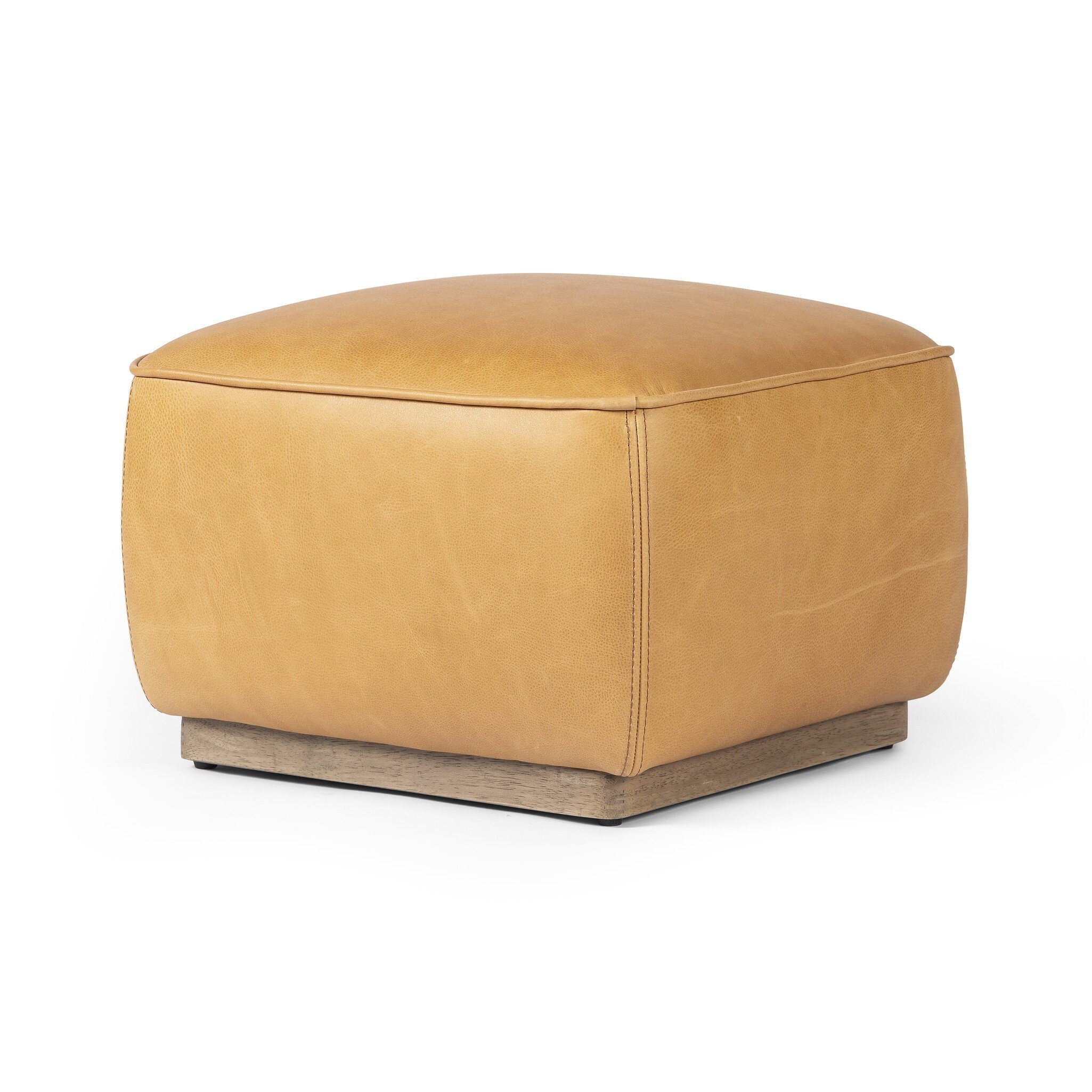 Sinclair Square Ottoman - Palermo Butterscotch - Image 0