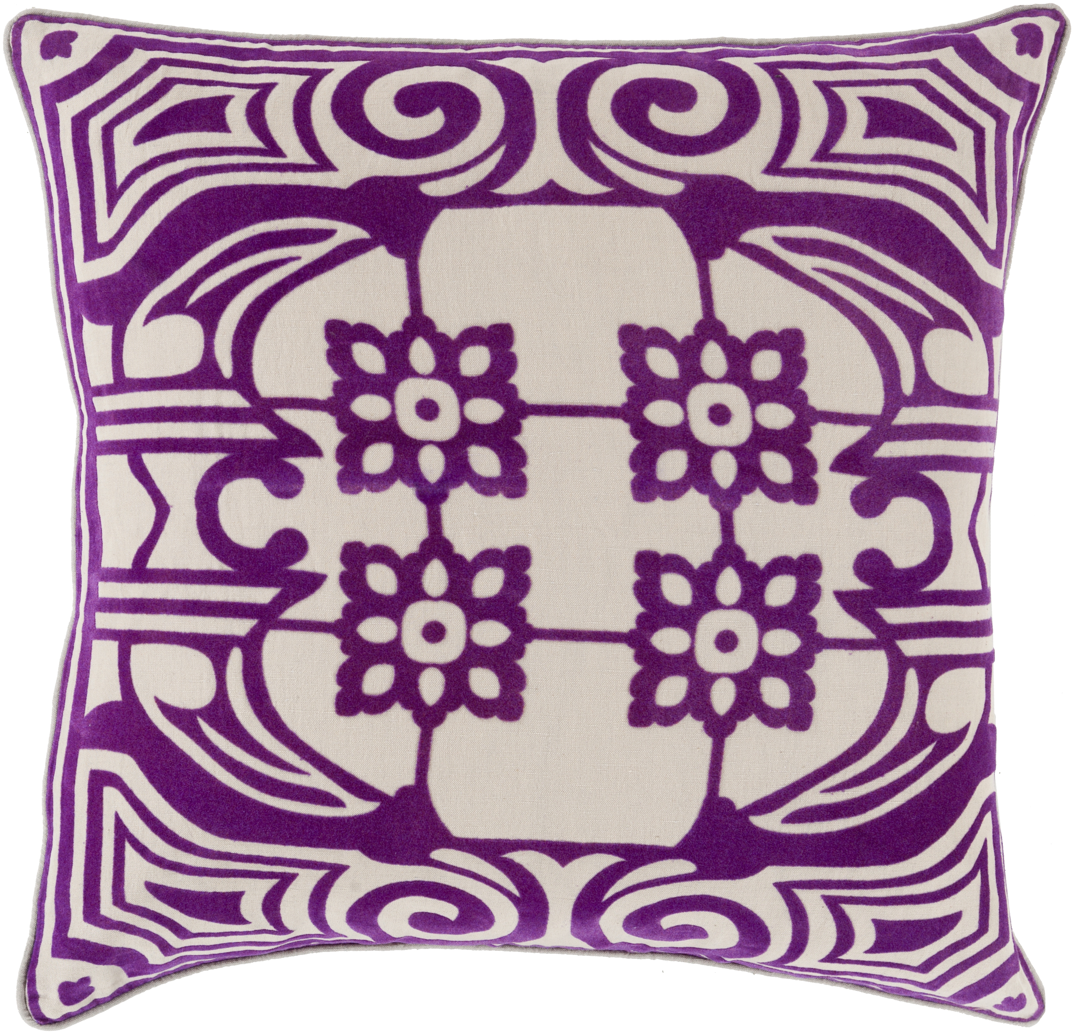 Eleonore ELN-002 18"L x 18"W Down Filled Pillow - Image 0