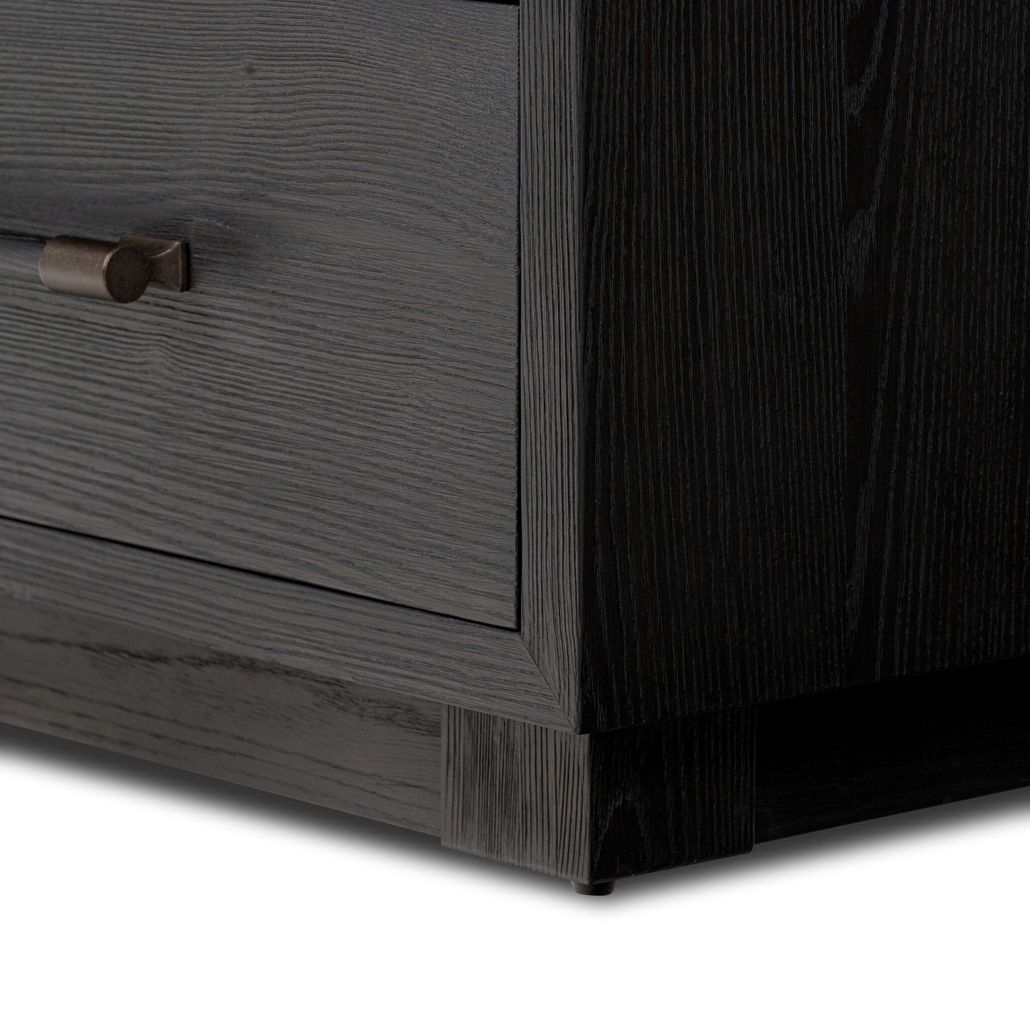 Adolfo 6 Drawer Dresser - Modern Black Ash - Image 11