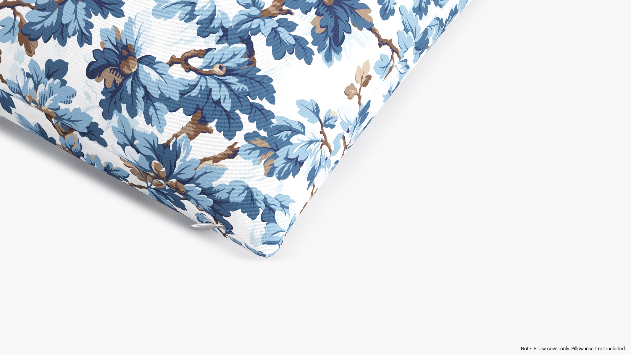 Throw Pillow Cover 22", Delft Woodland, 22" x 22" - Image 1