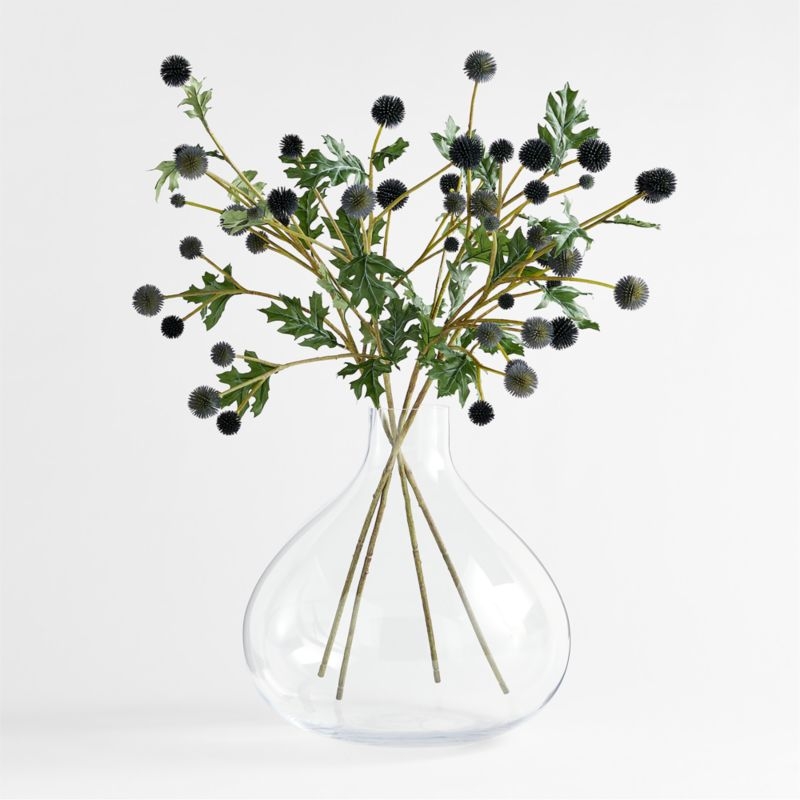 Faux Navy Thistle Stem - Image 2