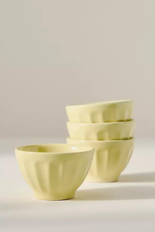 The Latte Stoneware Nut Bowls, Set of 4: Amelie Edition - Image 0