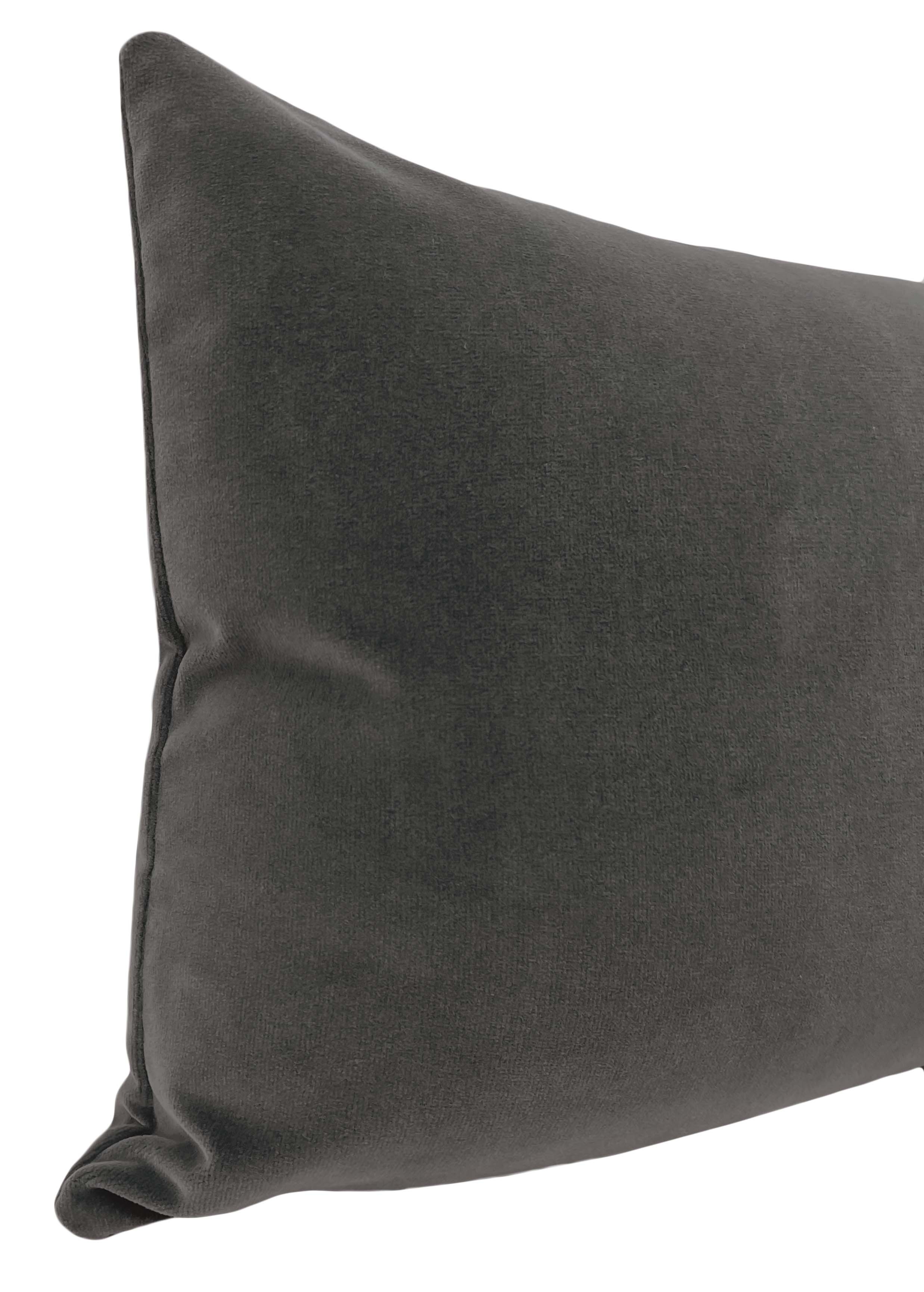 THE XL LUMBAR :: SIGNATURE VELVET // GRAPHITE - 14" X 48" - Image 4