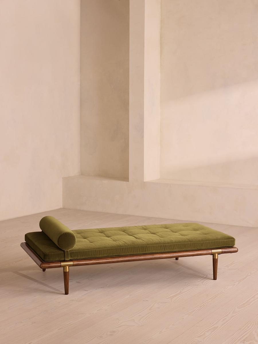 Theodore Daybed, Velvet, Olive, US - Image 0