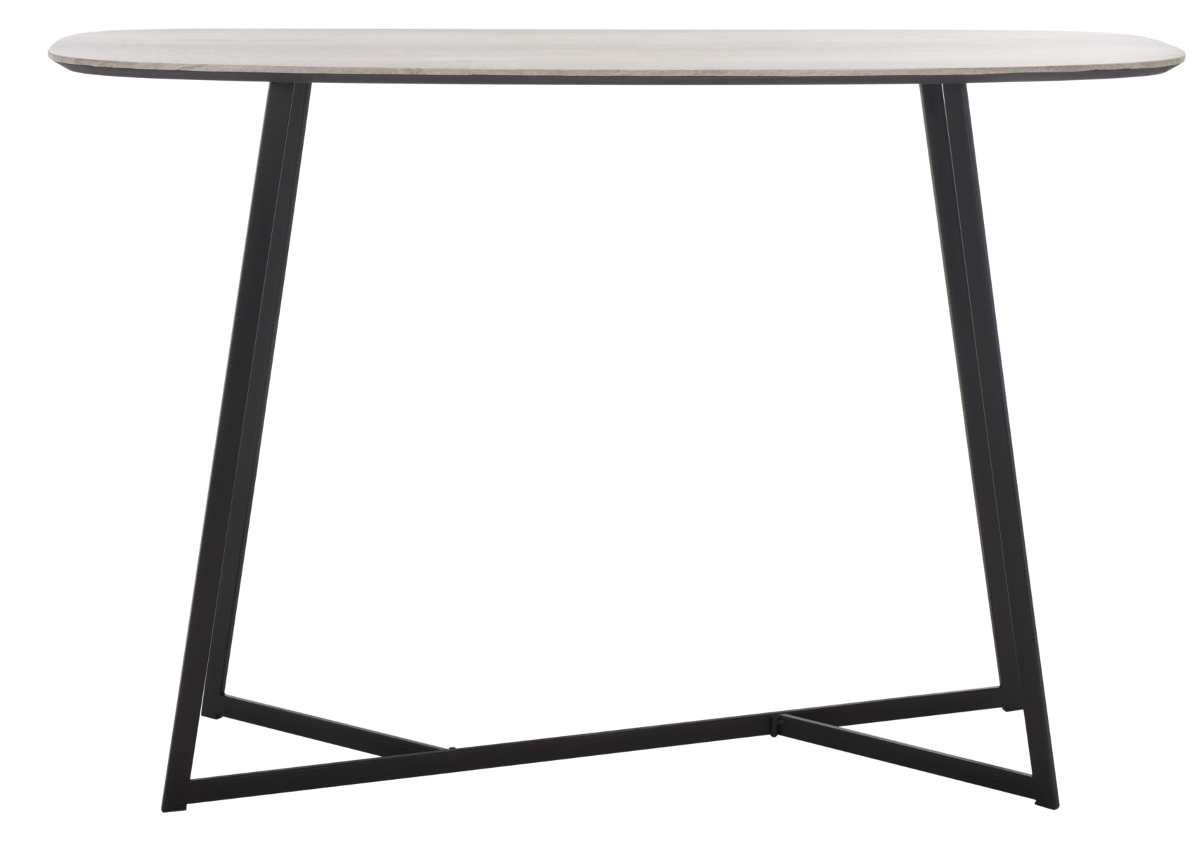 Arrington Console Table - White Oak / Black - Safavieh - Image 0