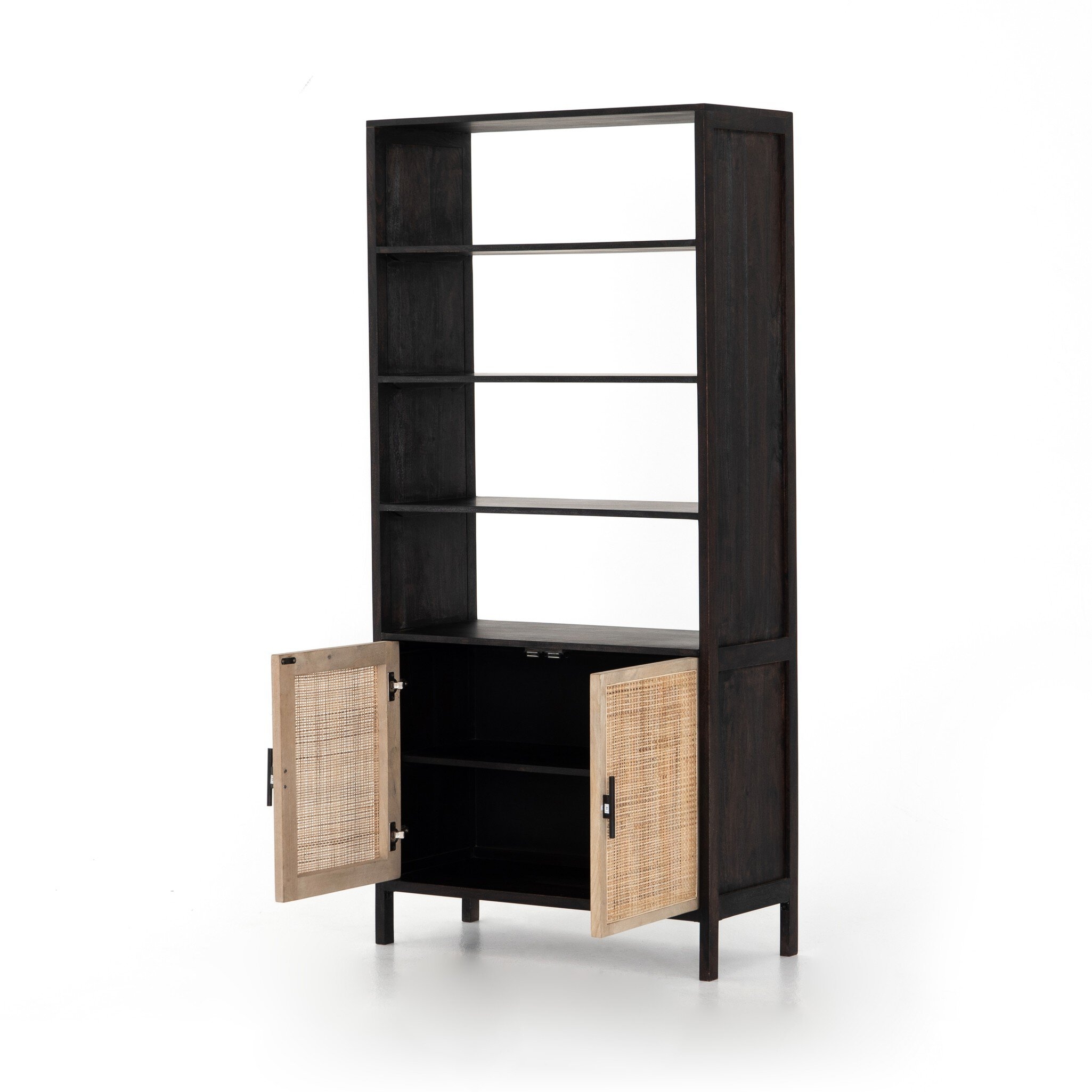 Caprice Bookshelf - Washed Black - Image 4