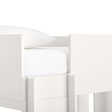 Milo Loft Bed, Full, Simply White, WE Kids - Image 2