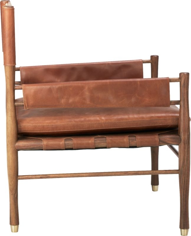 Nomad Leather Safari Chair - Image 4