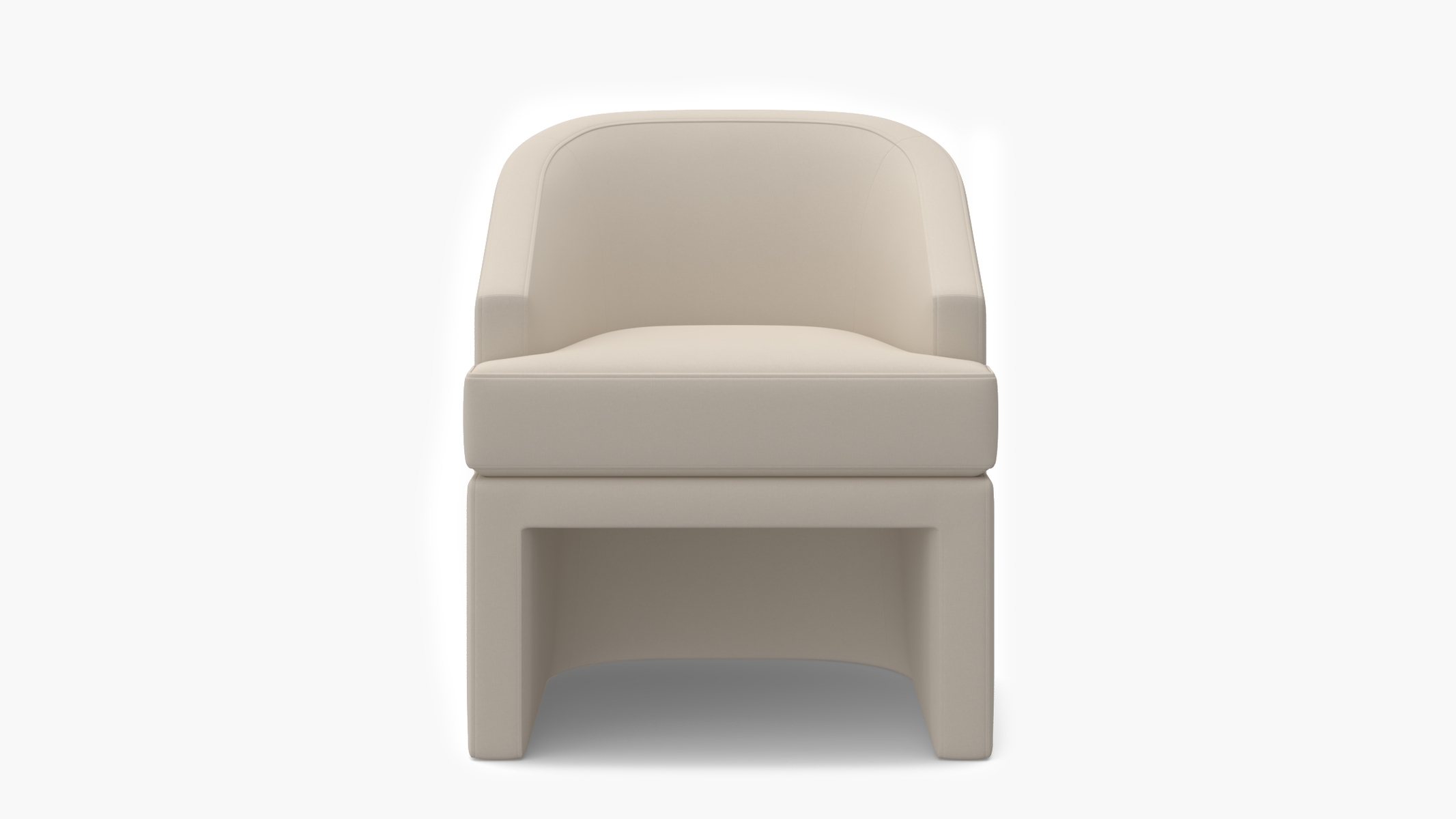 Arco Dining Chair, Husk Everyday Linen - Image 1