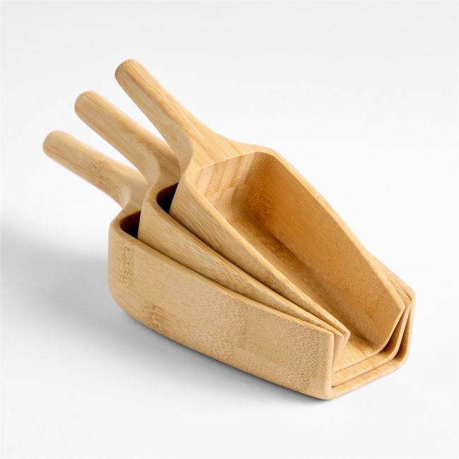 Bamboo 3-Piece Pantry Scoops Set - Image 0