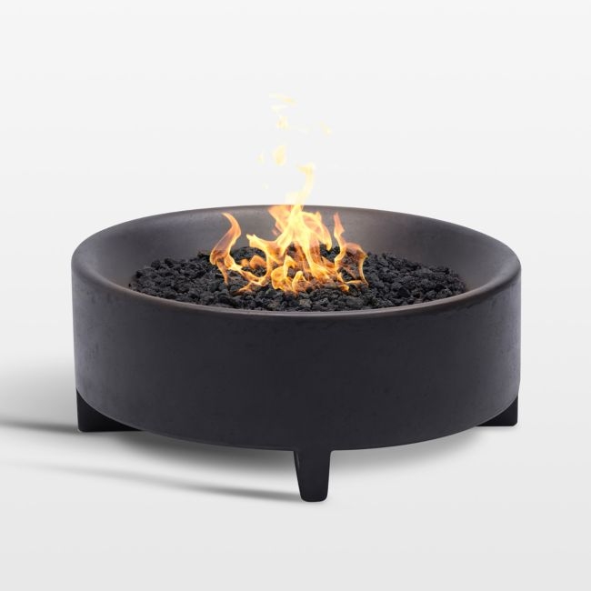 Neighbor ™ Rook Round Charcoal Natural Gas Fire Table - Image 0