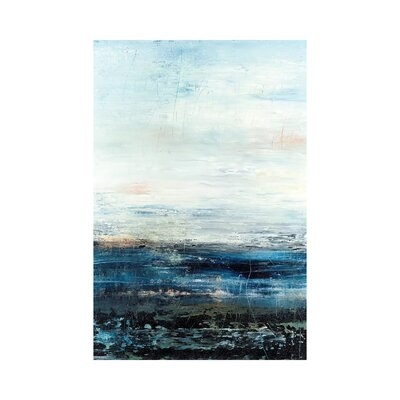 Ocean Blue Floor by - Wrapped Canvas - Image 0
