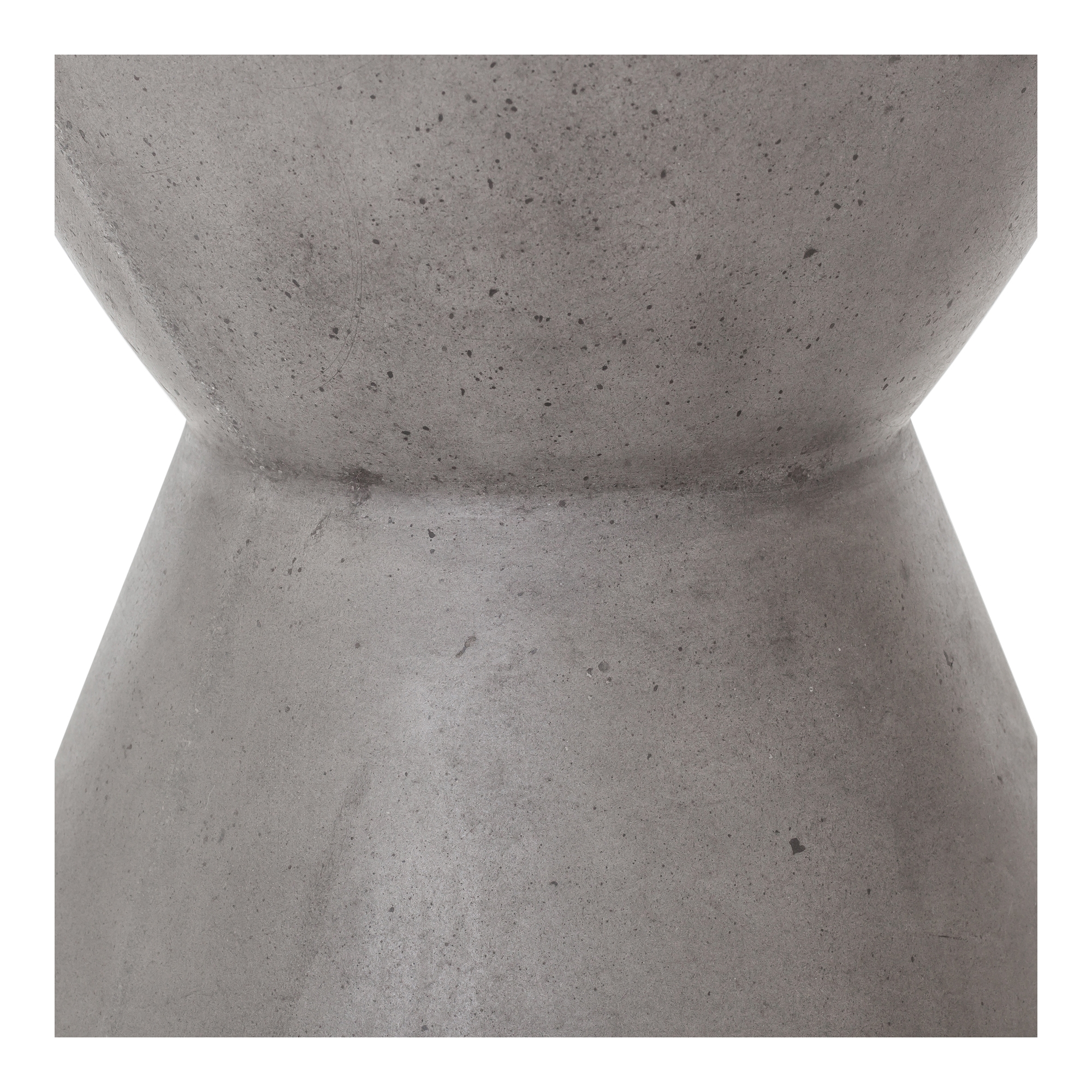 Hourglass Outdoor Stool Dark Grey - Image 1