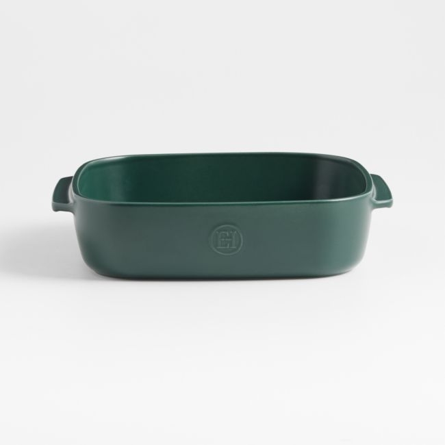 Emile Henry x Crate & Barrel 9"x9" Green Ceramic Baking Dish - Image 0