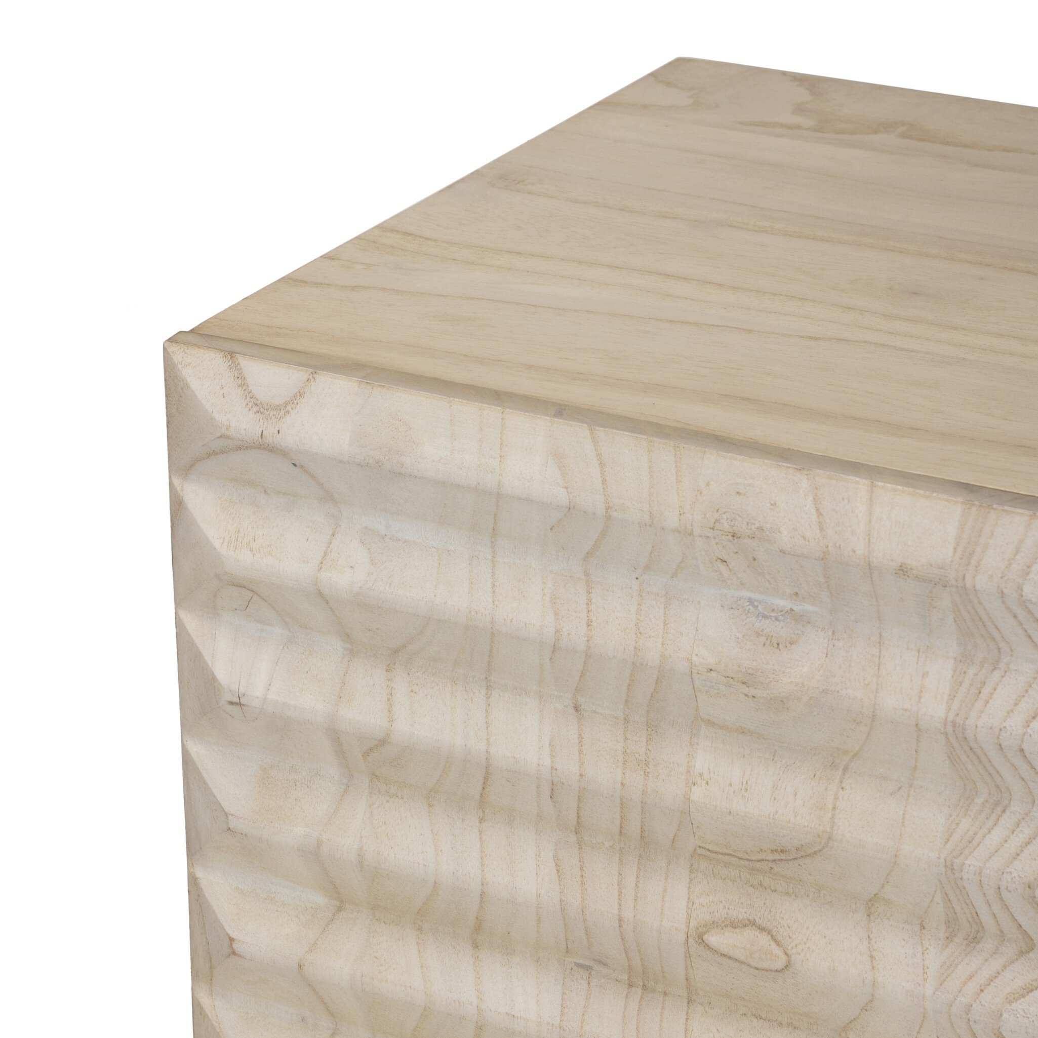 Tussac Media Console - Natural White Neem - Image 11