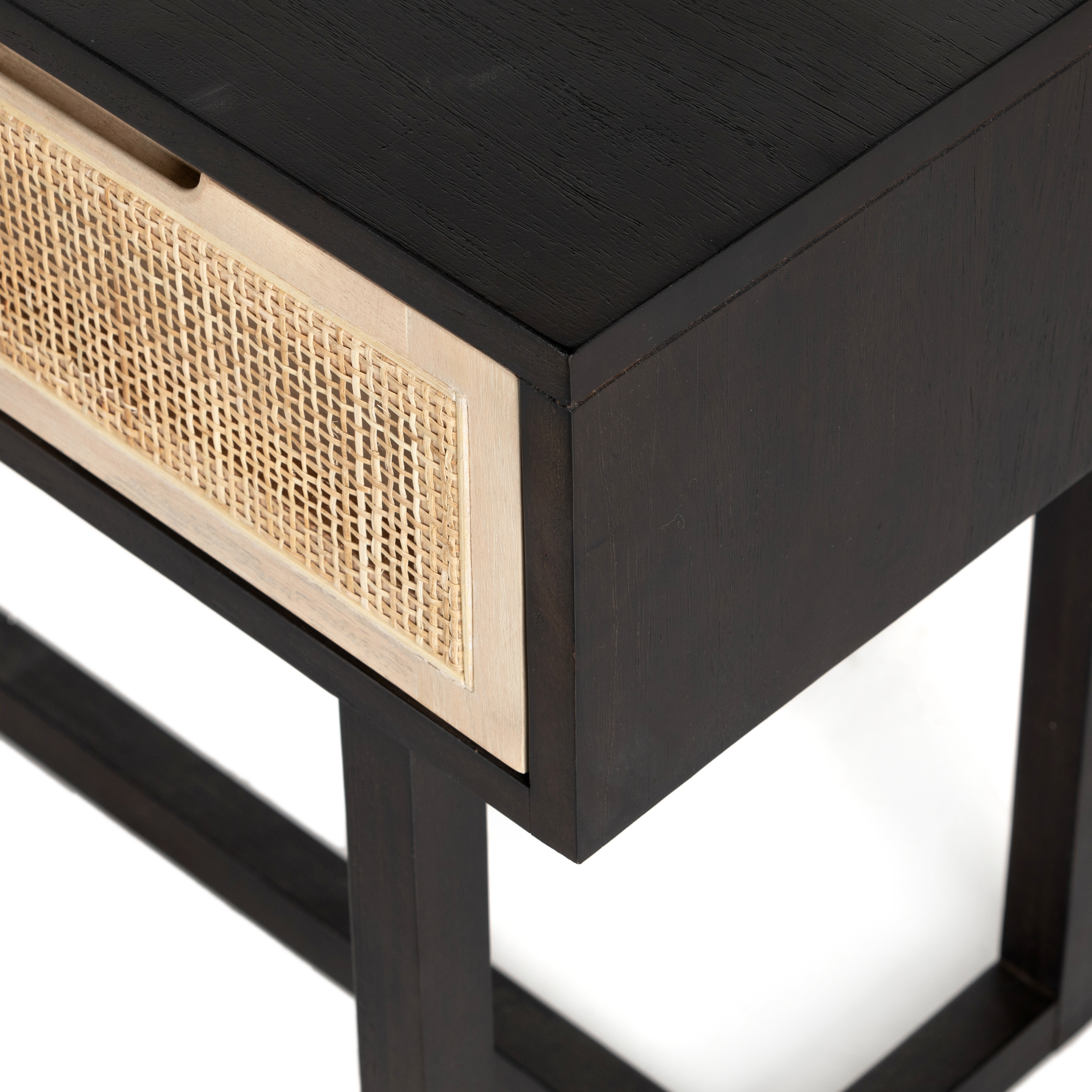 Clarita Console Table-Black Mango - Image 9