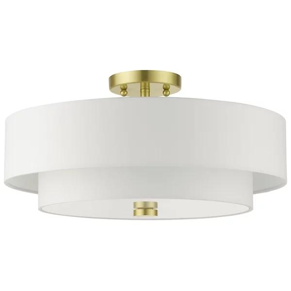 Maureen Double Semi-Flushmount - Image 0