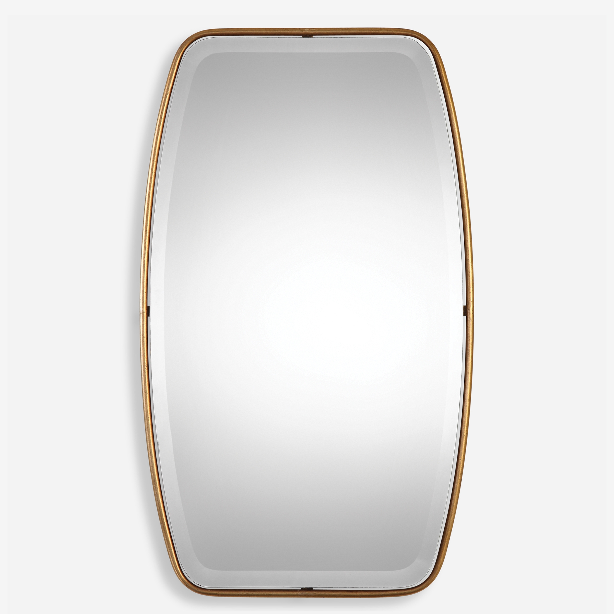 Canillo Antiqued Gold Mirror - Image 0