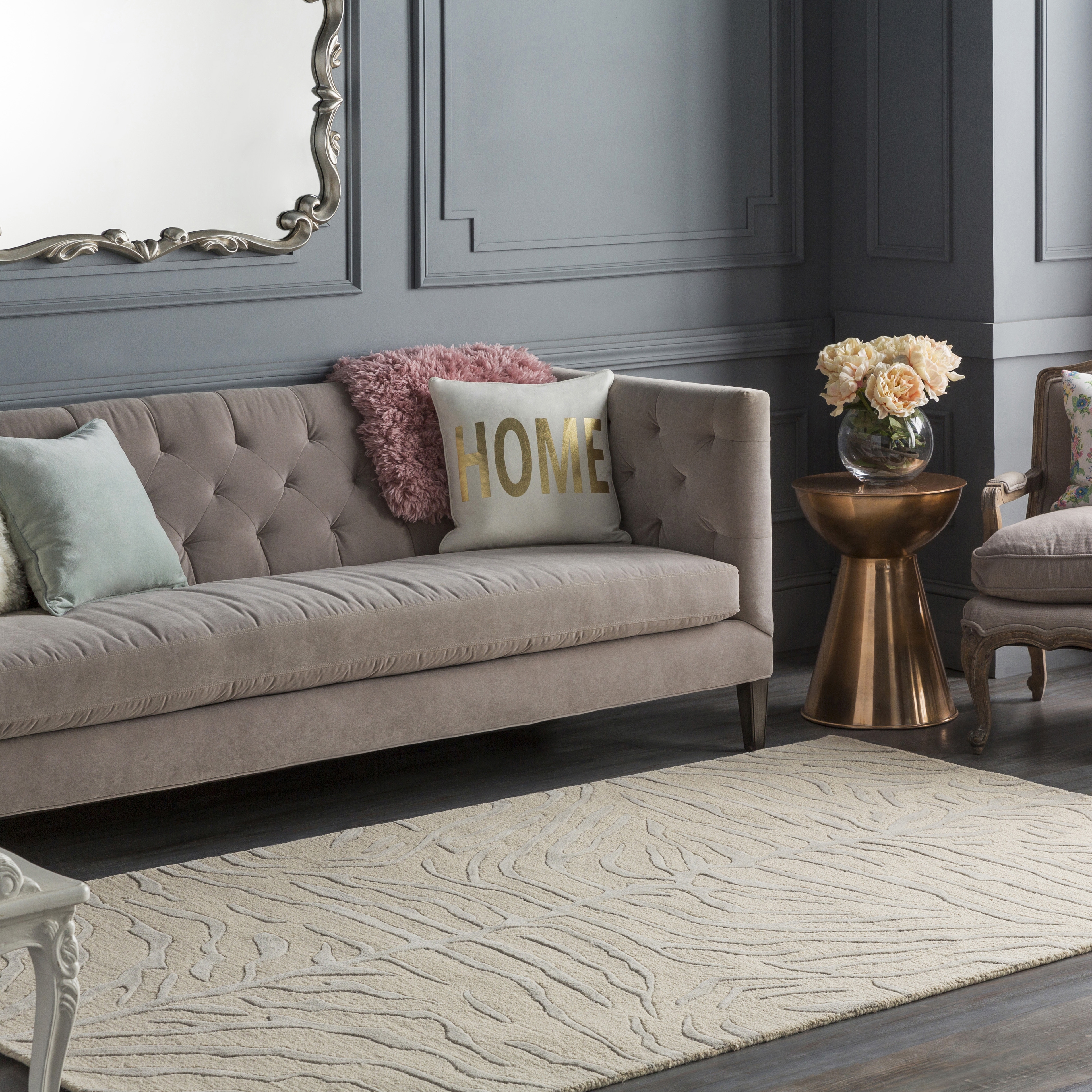 Pollack Beige Indoor 2' x 8' Handmade Rug - Image 1