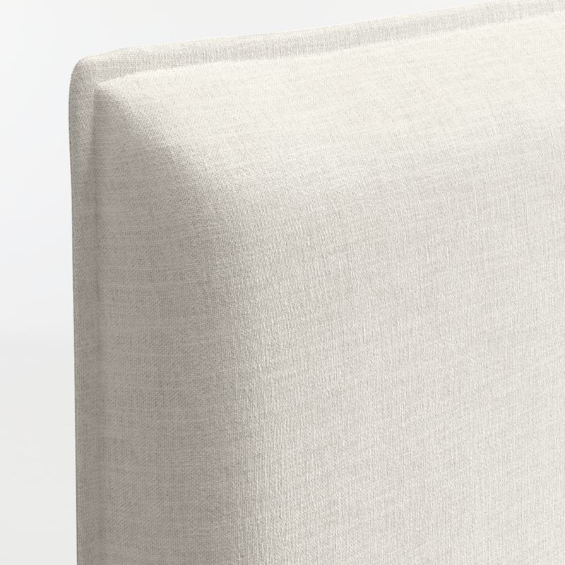 Arvada Upholstered King Headboard and Wood Bed - Image 1