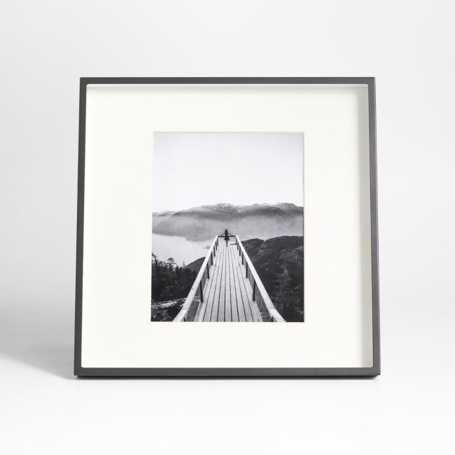Brushed Black 8x10 Picture Frame - Image 0