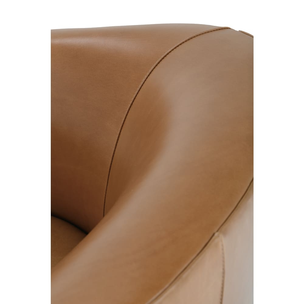 Pate Leather Swivel Chair - Image 4