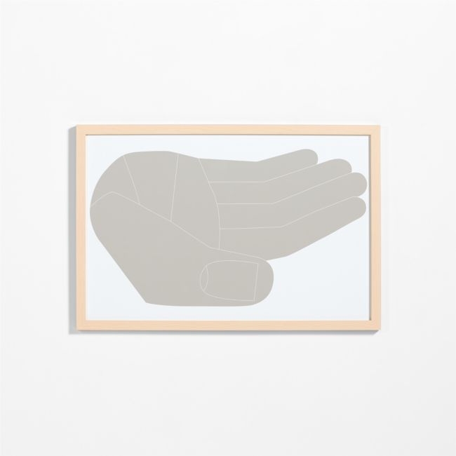 Big Calm Friend Framed Wall Art Print by Sebastian Curi - Image 0
