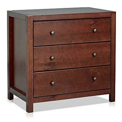 Phebe Transitional Wooden 3 Drawer Bachelor's Chest - Image 0
