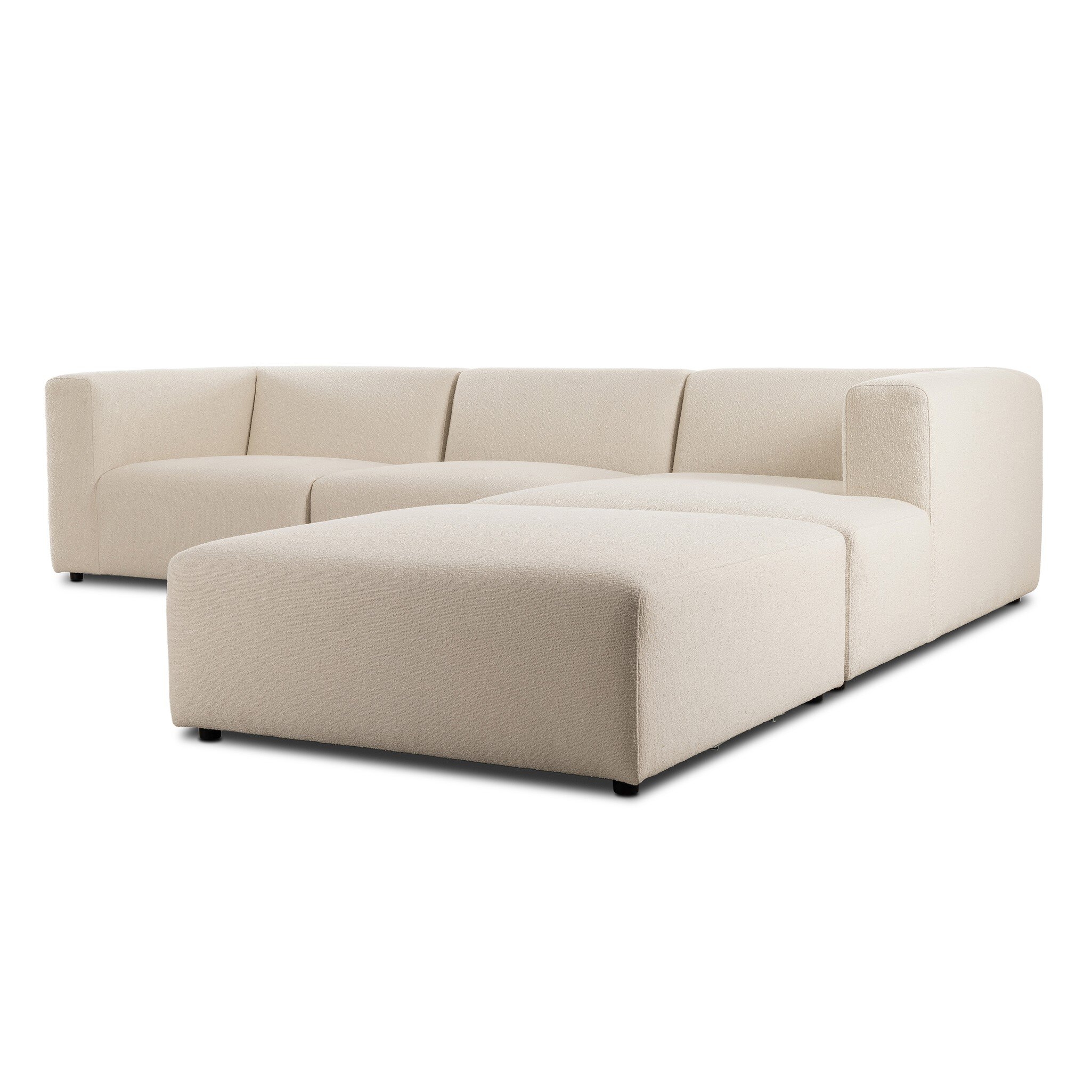 Lawndale 3 Piece Sectional - Fayette Cloud - Image 1